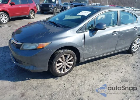 2012 Honda Civic Ex from USA, damaged, VIN 19XFB2F85CE019412
